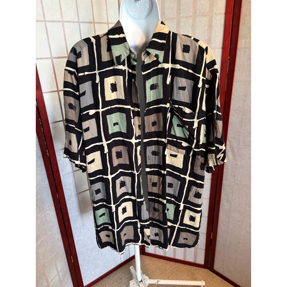 Pierre Cardin Mens Button Down Shirt Size Medium